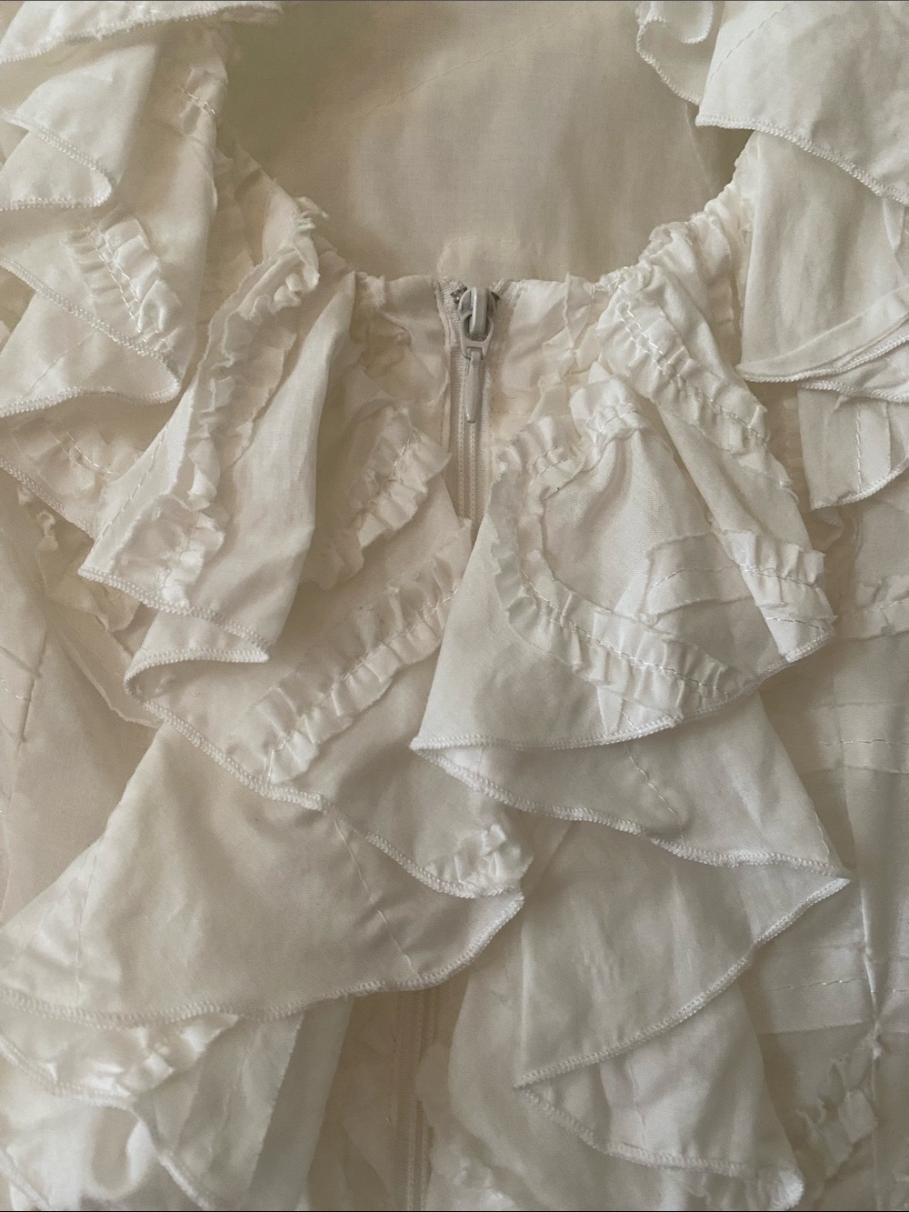 Anne Fontaine Ruffled lightweight Jacket. Sz. 1/ XS - Picture 3 of 14